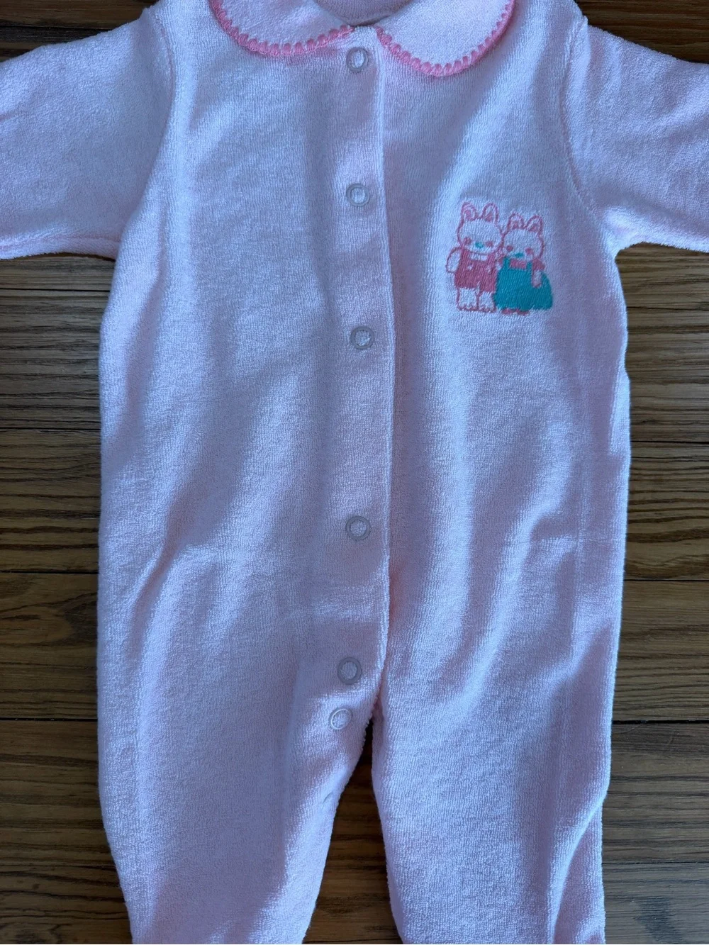 Vintage 1980’s - 90’s Carter’s footed onesie Made in USA